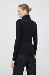 CALVIN KLEIN Slim Organic Cotton Roll Neck Top