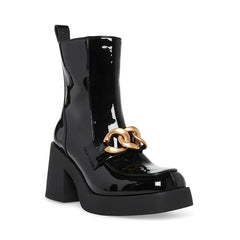 STEVE MADDEN BLOOMS BLACK PATENT