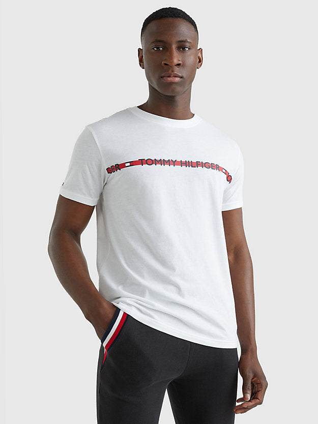 TOMMY HILFIGER Logo Stripe T-shirt