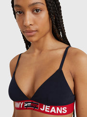 TOMMY HILFIGER Logo Underband Unlined Triangle Bra