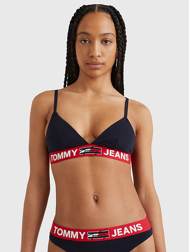 TOMMY HILFIGER Logo Underband Unlined Triangle Bra