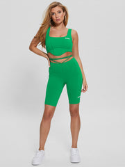 GUESS Brigit Active Top & Biker Shorts Set