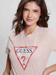 GUESS Eco Triangle Logo Tee