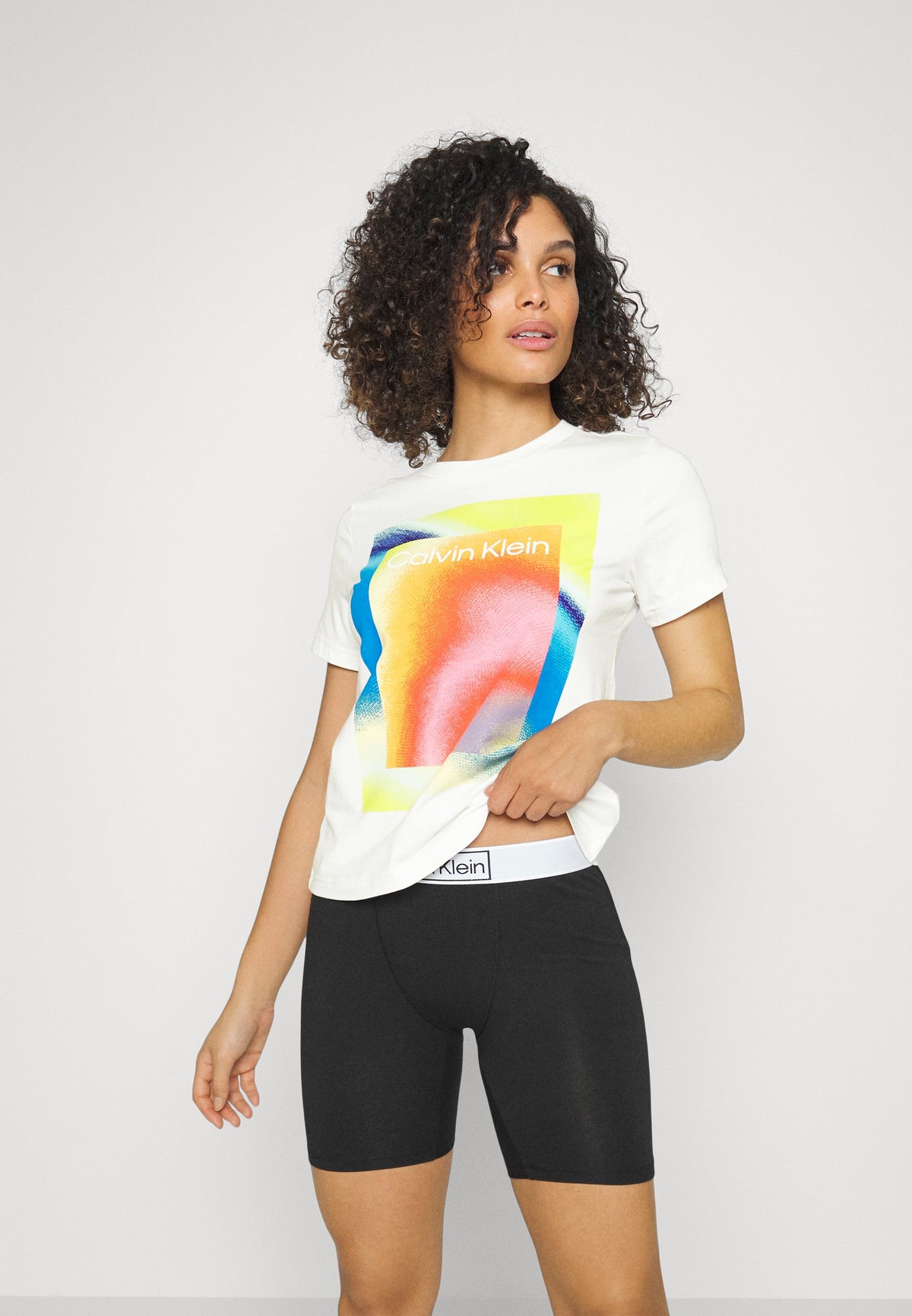 CALVIN KLEIN Graphic Crew Neck T-Shirt