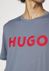 HUGO BOSS Cotton-Jersey Regular-Fit T-Shirt With Contrast Logo