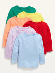 OLD NAVY Unisex Long-Sleeve T-Shirt 6-Pack