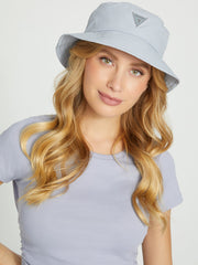 GUESS Enamel Logo Nylon Bucket Hat