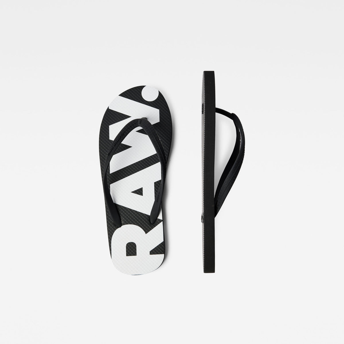 GSTAR RAW Dend II Print Logo Flip Flops