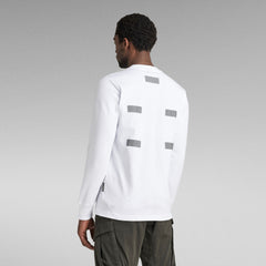 GSTAR RAW Lightweight Back Tape Sweater