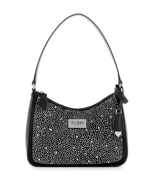 GUESS Issa Rhinestone Mini Shoulder Bag