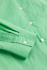 H&M Cotton Poplin Shirt - Light green