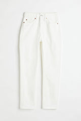 H&M Slim High Ankle Jeans - White