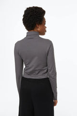 H&M Turtleneck Top - Dark gray