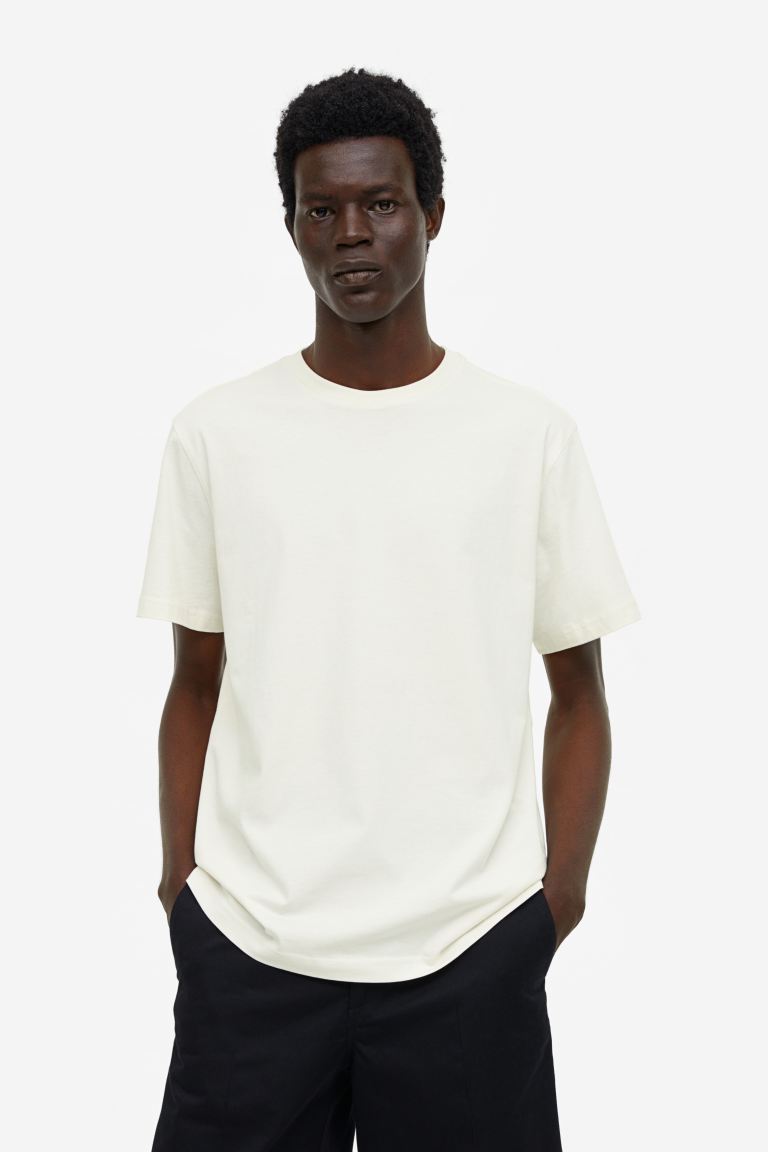 H&M Regular Fit T-shirt - Light beige