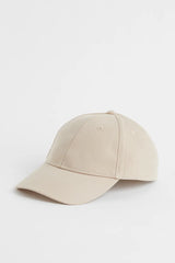 H&M Cotton Twill Cap - Light beige - Men