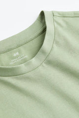 H&M Regular Fit Crew-neck T-shirt - Pistachio green - Men