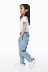 H&M Relaxed Fit Jeans - Light denim blue