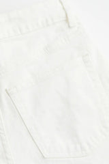 H&M Slim High Ankle Jeans - White