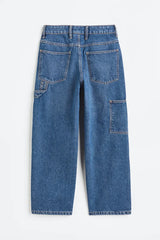 H&M Baggy Fit Jeans - Denim blue - Kids