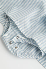 H&M 2-piece Cotton Set - Light blue/striped - Kids