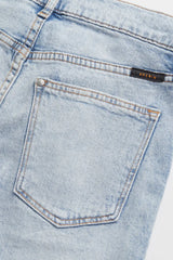 H&M Slim Fit Denim Shorts - Light denim blue