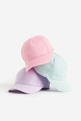 H&M 3-pack caps - Light blue/Green - Kids | H&M GB