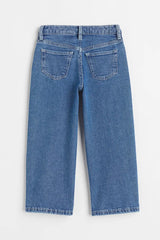 H&M Wide Leg Jeans - Denim blue - Kids