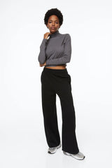 H&M Turtleneck Top - Dark gray