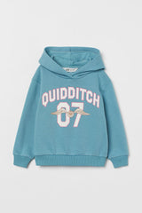 H&M Printed Hoodie - Light turquoise/Harry Potter