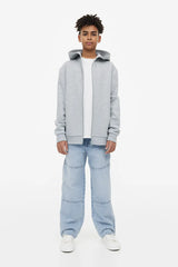 H&M Baggy Fit Jeans - Light denim blue - Kids