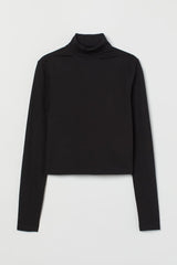 H&M Turtleneck Top - Black