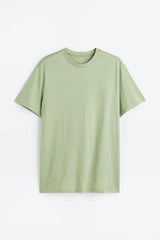 H&M Regular Fit Crew-neck T-shirt - Pistachio green - Men