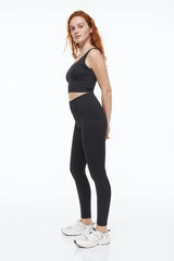 H&M Seamless Sports Leggings - Dark gray