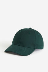 H&M Cotton Twill Cap - Dark green - Men