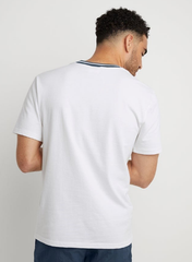 CHAMPION Tipped Collar Pocket Tee, Embroidered Script Logo