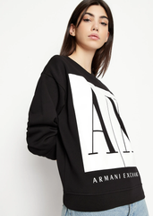 ARMANI EXCHANGE Icon logo crew neck sweatshirt