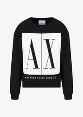 ARMANI EXCHANGE Icon logo crew neck sweatshirt