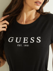 GUESS Eco Cuffed Logo Tee