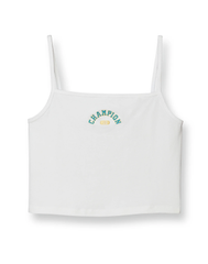 CHAMPION Women's Everyday Cropped Cami, 19 Logo