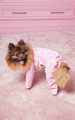 PRETTY LITTLE THING Pink Dog Pyjama Set