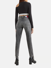 TOMMY HILFIGER Cutout Detail Long Sleeve Crop Top