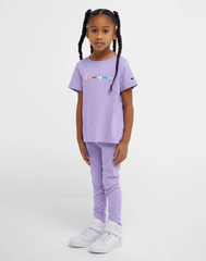 CHAMPION Classic Tee and Authentic Tights Set, Repeating Iconic C's