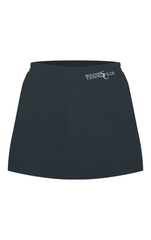 PRETTY LITTLE THING Black Tennis Club Embroidered Tennis Skirt