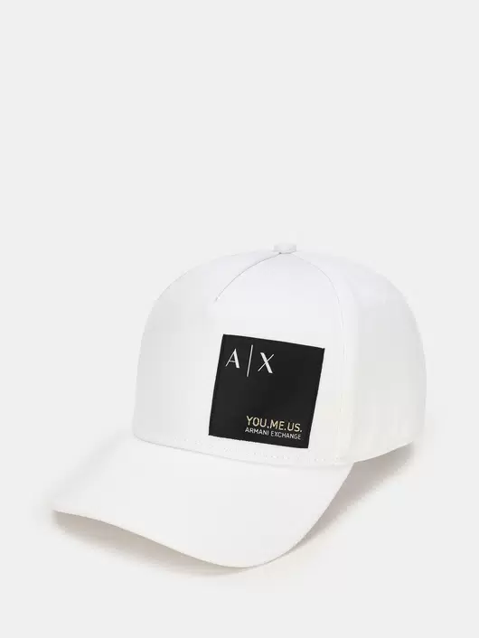 ARMANI EXCHANGE Organic cotton baseball hat