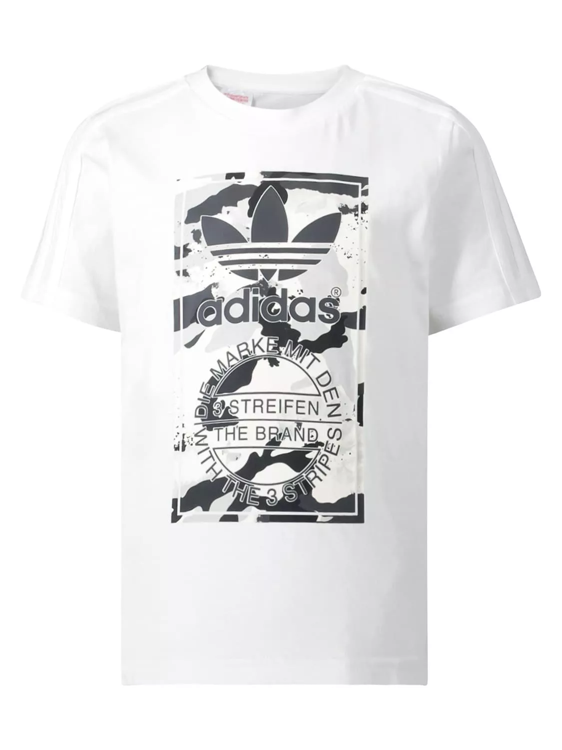 ADIDAS Camo Graphic T-Shirt - White