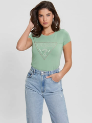 GUESS Rhinestone Logo Tee