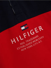 TOMMY HILFIGER Colour-Blocked Logo Pique Polo