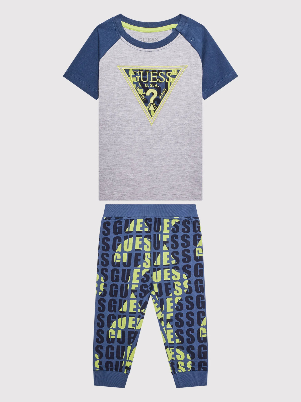 GUESS Logo Tee and Pants Set