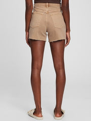 GAP High Rise Denim Shorts with Washwell