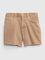 GAP High Rise Denim Shorts with Washwell